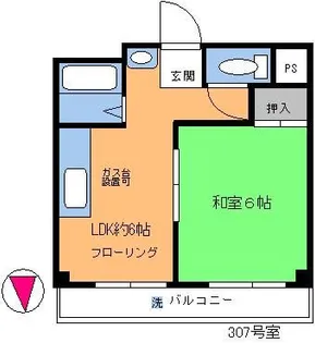 花こう第一ビル【3階】の間取り