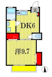 トーワ西船橋【1階】の間取り