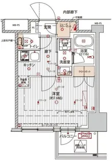 プレシャスハーモニー八王子【10階】の間取り
