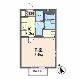 ヴィエナ【2階】の間取り