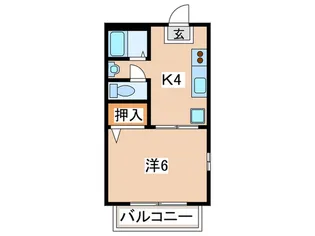 メゾン・ド・フロ-ラ【2階】の間取り