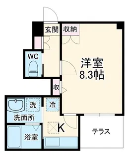 カーサヴェルデ【1階】の間取り