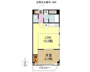 フラットヨーホー【3階】の間取り