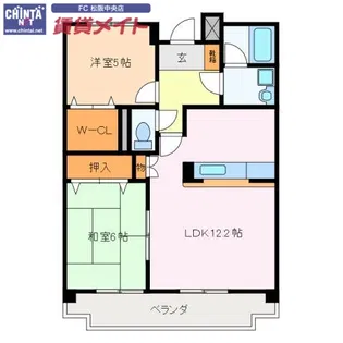 センチュリーハイランドイースト【4階】の間取り