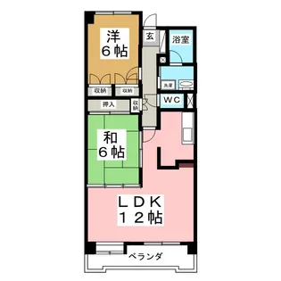 菊田参番館【2階】の間取り