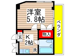ジュネトピア蘇我【1階】の間取り