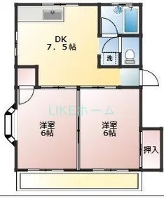 シュロスYK【2階】の間取り