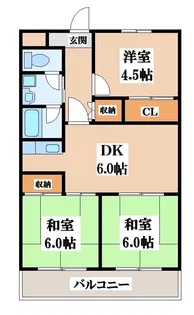 第2東大阪村橋マンション【7階】の間取り