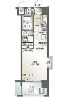エンクレスト天神東III【5階】の間取り