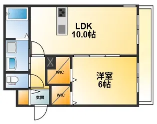 ハイツ篠原台【1階】の間取り