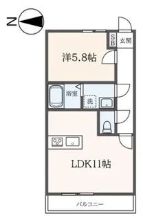VERDE ARIA(ヴェルデ アリア)【1階】の間取り