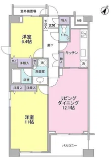 ヒルトップ半蔵門【5階】の間取り