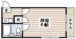 ハイツ中十条【1階】の間取り