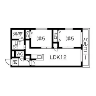 ASTAGE八軒【2階】の間取り