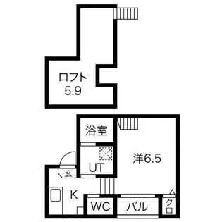 LALA FLAT ATSUTA KIRITOCHOU【2階】の間取り