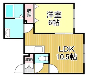ミルキーウエイ【1階】の間取り