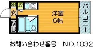 ウエムラグレース鶴見東【10階】の間取り