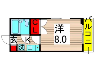 フラワ-シティ-亀有【2階】の間取り