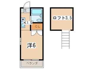 シェムア白楽【2階】の間取り