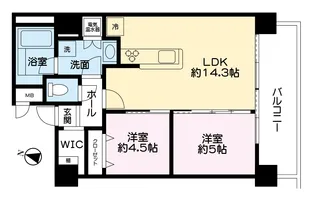 シェリーヒルズ横浜【5階】の間取り