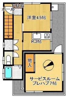 ジェイテラス越谷【3階】の間取り