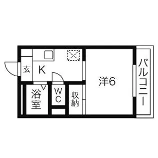 ファミール長久手【1階】の間取り