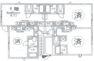 コンフォーティア金町【1階】の間取り