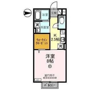 Infinity G(インフィニティジー)【2階】の間取り