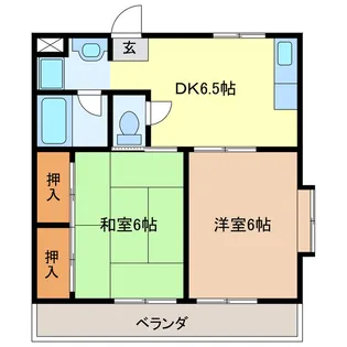 エムケーハイツ【2階】の間取り