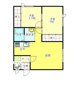 ピュアコート【2階】の間取り
