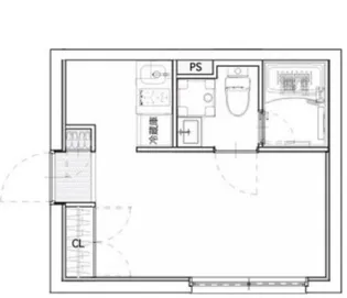 東京都品川区西品川1【マンション】の間取り