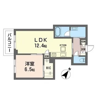 アンビシア【1階】の間取り