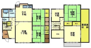 広島県福山市緑陽町1【一戸建】の間取り