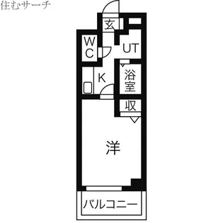 ウェル・セレッソWEST【3階】の間取り