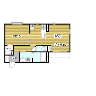 クラインガルテンI【3階】の間取り