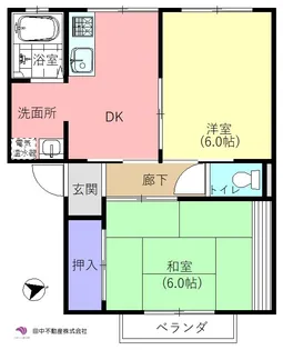 シャルム松美II【1階】の間取り