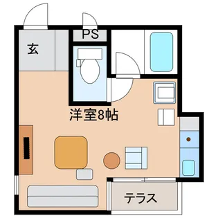 静岡県浜松市中央区海老塚2【マンション】の間取り