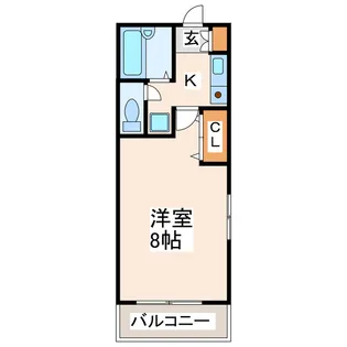 ラ・レジダンス・ド・ミディ【2階】の間取り