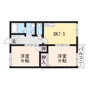 ヴィラK&K【2階】の間取り