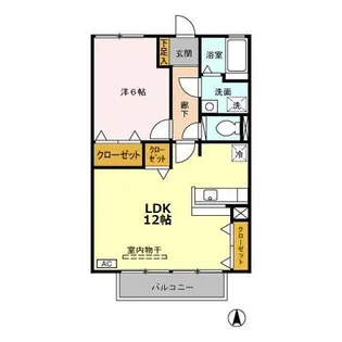 シャルマン富士見ケ丘【2階】の間取り
