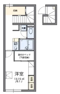 東京都小平市津田町2【アパート】の間取り