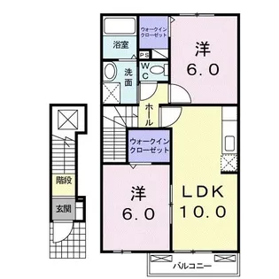 レアル・カーサ【2階】の間取り