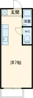 1Rの間取り画像
