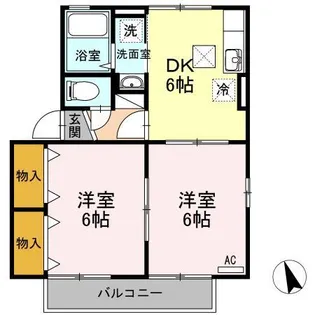 アルストロメリア【1階】の間取り