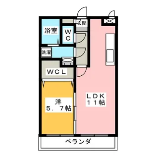 アルタイル【2階】の間取り