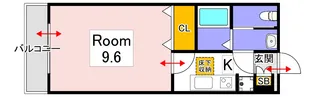 メゾンアスカ【1階】の間取り