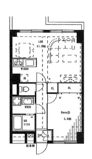 東京都台東区浅草橋1【マンション】の間取り