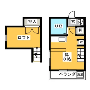 ザ・ヨコハマ【2階】の間取り