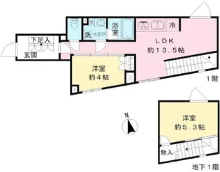 Coeur Blanc八幡山の間取り