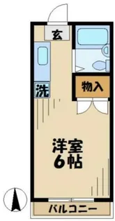 プレジオ多摩【1階】の間取り
